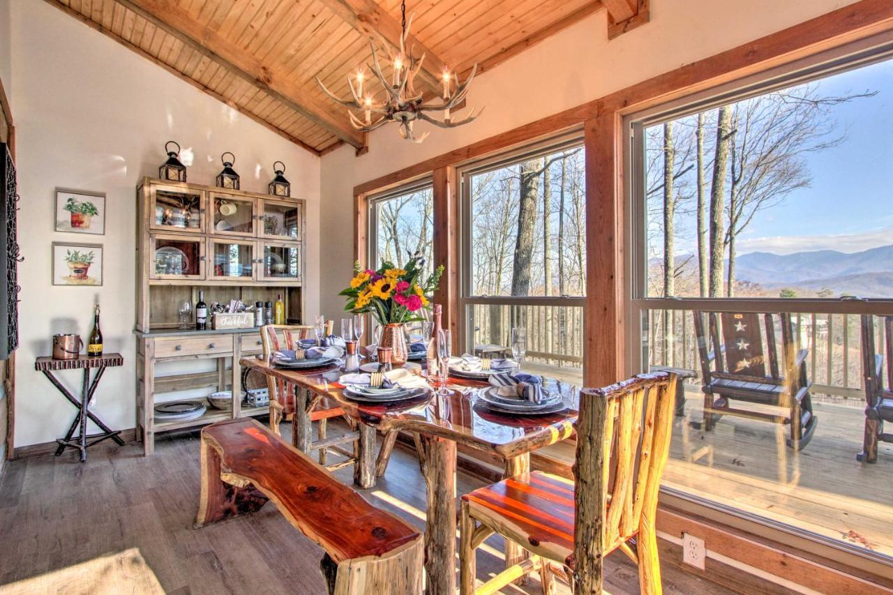 Panoramic-View Gatlinburg Cabin With Private Hot Tub Eksteriør bilde