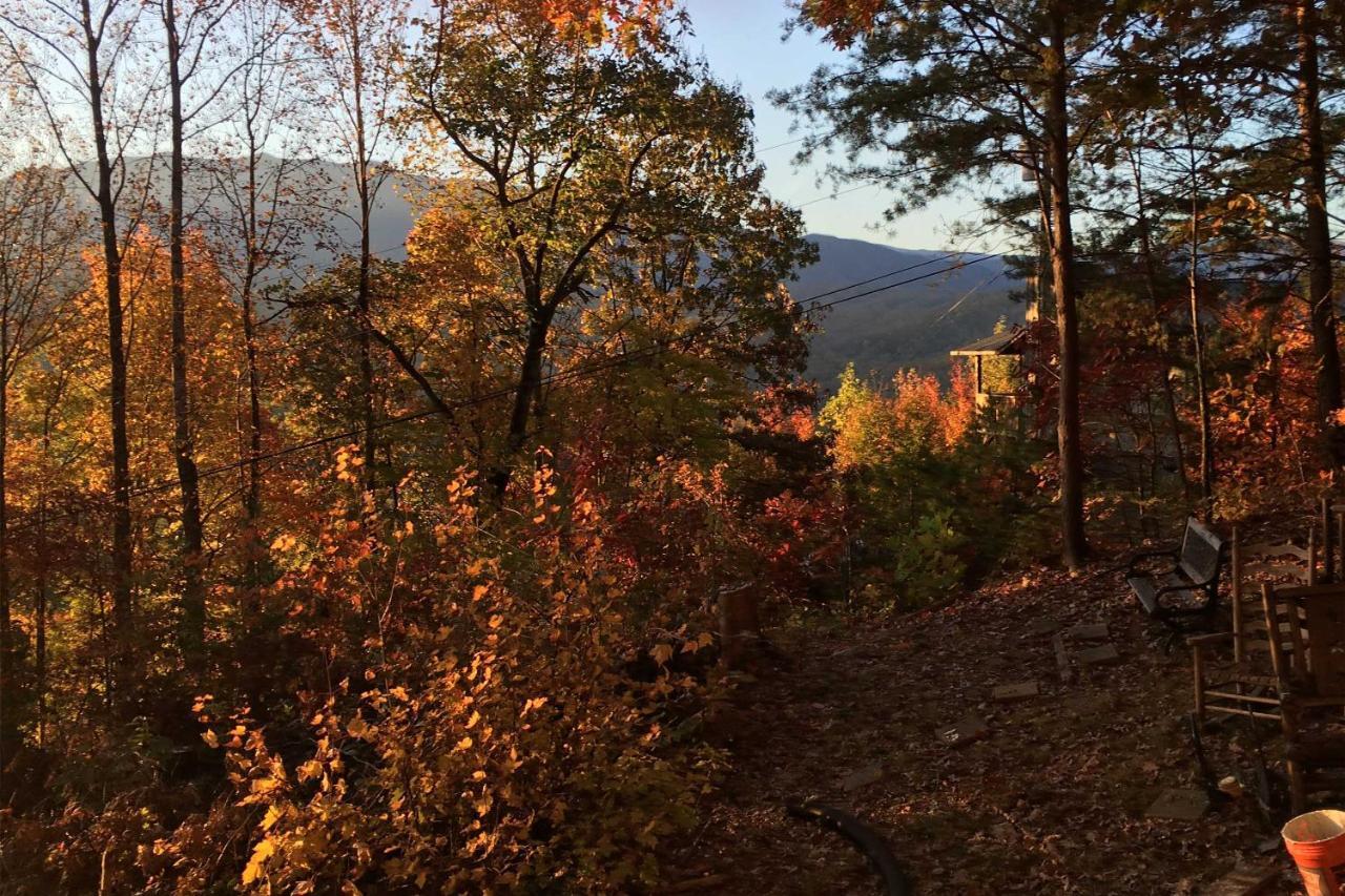 Panoramic-View Gatlinburg Cabin With Private Hot Tub Eksteriør bilde